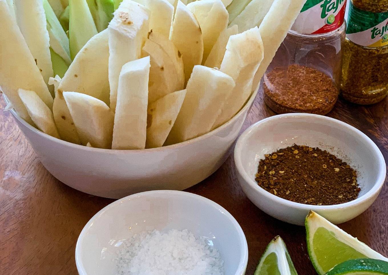 Botana de Jícama y Chayote