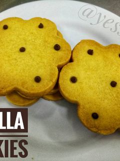 Foto resep Vanilla Cookies with Chocolate Chips - Kukis/Kue Kering Vanila