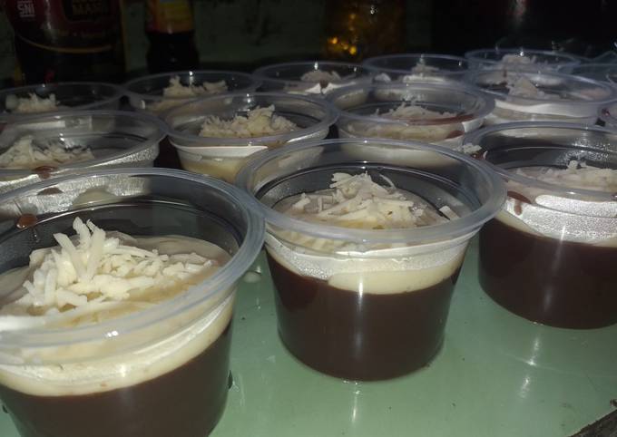 Puding Coklat + Fla Toping Keju