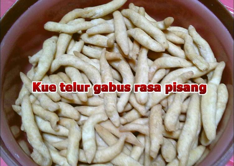 Cara Memasak Kue Telor Gabus Rasa Pisang Yang Gurih