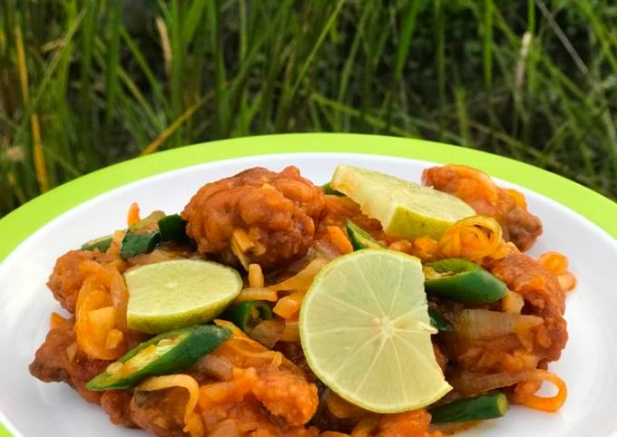 Resep Ayam tepung asam manis Anti Gagal