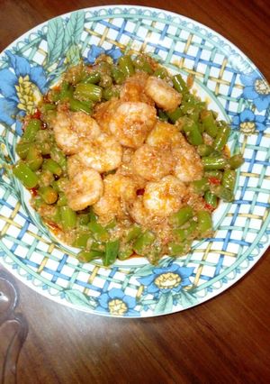 Foto resep Sambal goreng udang & buncis
