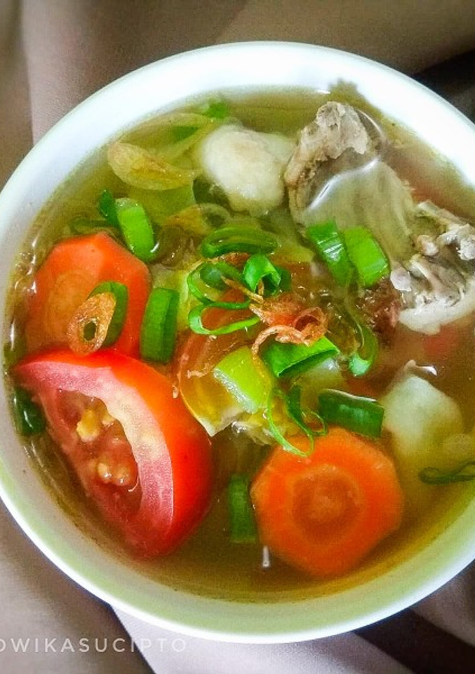 Foto resep Sup ayam sederhana