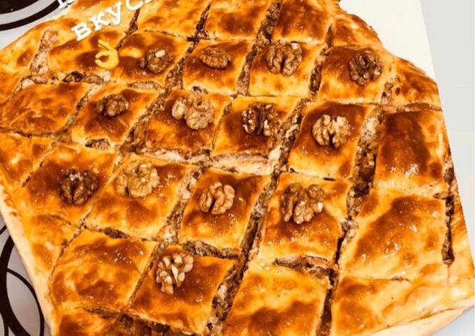 Пахлава со грецкими орехами