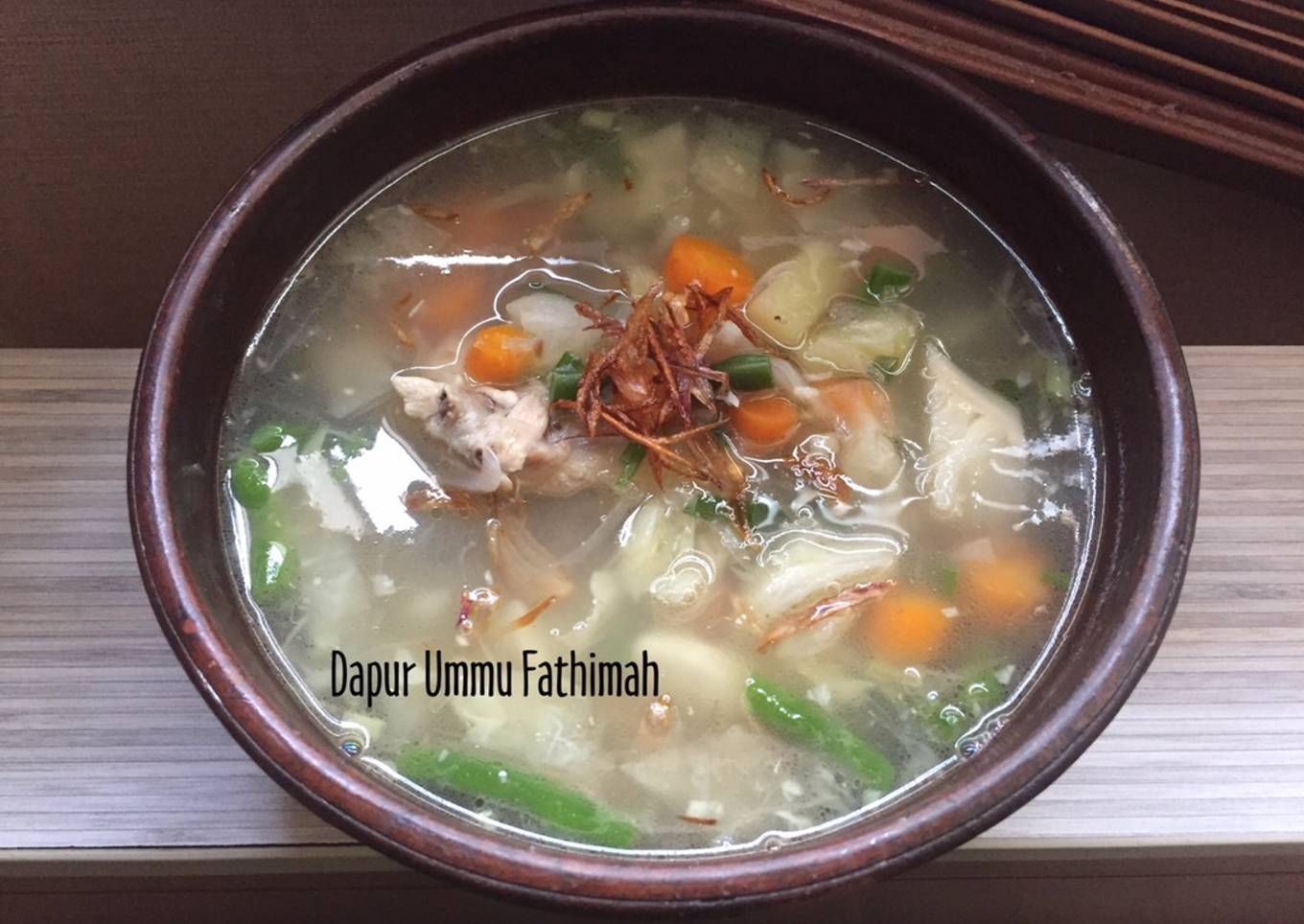 Sop Ayam Sayur Andalan (porsi sedang)