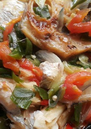 Foto resep Ikan asin kukus