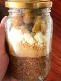 Avena trasnochada de chocolate
