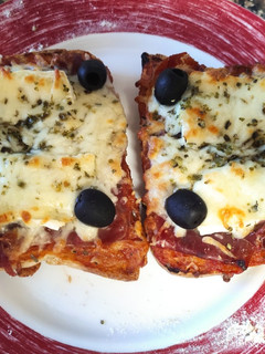 Una foto de Pan pizza