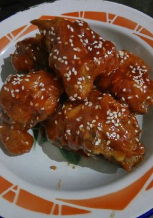 Foto resep Ayam crispy madu