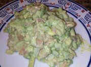 Una foto de salmón mostaza miel