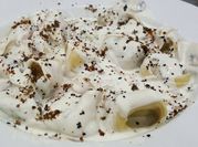 Una foto de ricotta fresca