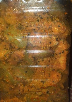 A picture of Aam ka pickle.