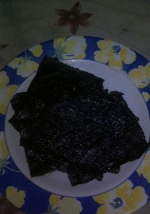 Foto resep Rumput Laut panggang yummi ^_^ (with teflon)