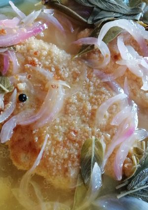Foto di Petti di pollo in carpione