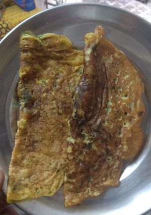 A picture of Eggless omlet.