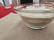 Una foto de tarta de yoghurt sin gluten