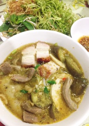 Hình của món Bún mắm.