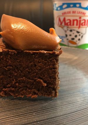 Una foto de Torta de chocolate SIN polvo de hornear