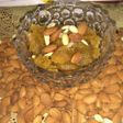 Indian traditional Besan almond halwa