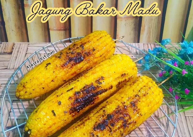 Cara Gampang Membuat Jagung Bakar Madu👩‍🍳 yang Enak Banget