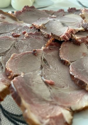 Húsvéti füstölt sonka recept fotója