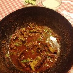 A picture of Mutton karahi.