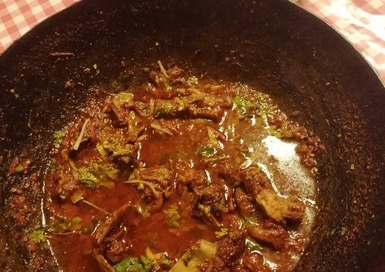 Steps to Make Homemade Mutton karahi