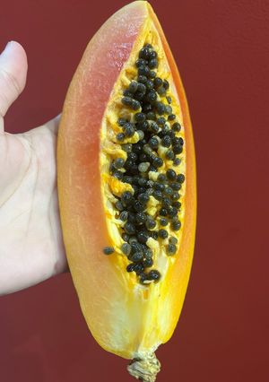 Una foto de Batido de PAPAYA con canela
