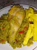 Arroz con pollo "peruano"