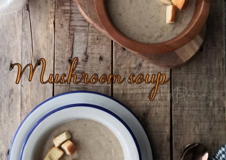 Resepi Mushroom Soup yang Lezat