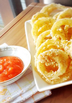Foto resep Crispy Onion Rings