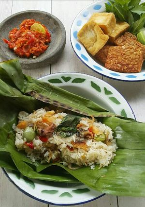 Foto resep Nasi liwet bakar