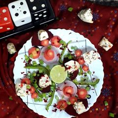 A picture of Paneer salad.