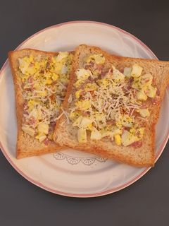 Foto resep Roti dan telur rebus