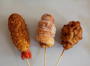 Una foto de Tres banderillas al estilo coreano 🍢