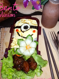 Foto resep Bento Handmolding "Minion"