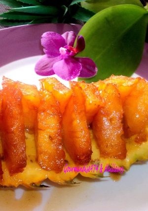 Une photo de Ananas victoria caramélisé