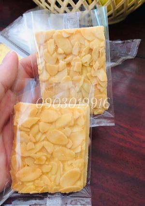 Hình của món Bánh cho bé : Bánh hạnh nhân - Ngói hạnh nhân.
