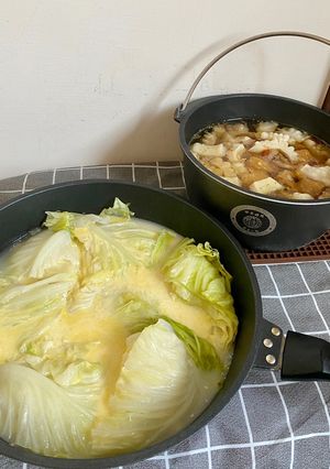高鈣起司高麗菜煨菜 的食譜成品照片