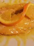 Salmone in salsa d'arancia
