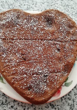 عکسی از دستور کیک شکلاتی فوری