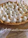 Crostata con curd agli agrumi e meringa all'italiana