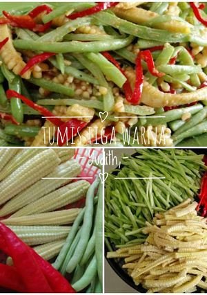 Foto resep Tumis Tiga Warna