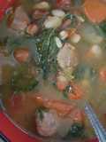 Kale, White bean, Italian sausage soup