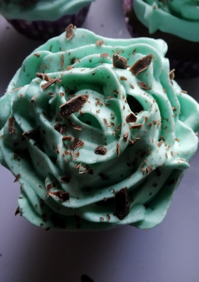 Una foto de Muffins de chocolate con corazón de dulce de leche