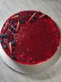 Gluten-Free and Dairy-Free Cheesecake with Strawberry Coulis