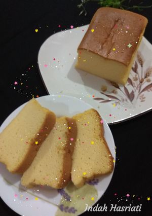 Foto resep Japanese Cotton Cheese Cake (3 telur, pk otang)