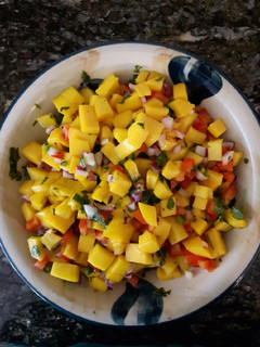 A picture of Mango Salsa.