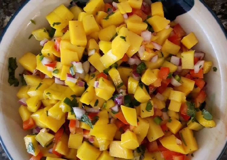 Simple Way to Prepare Homemade Mango Salsa