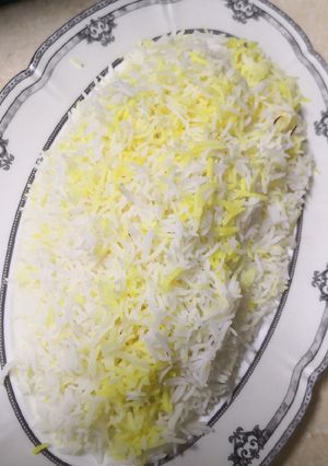 صورة لوصفة أرز بالزعفران